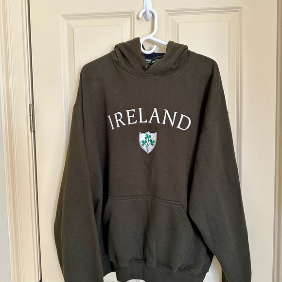 HOODED IRISH SWEATSHIRT WITH “ kangaroo pouch” by LIVE FOR RUGBY - Picture 11 of 14